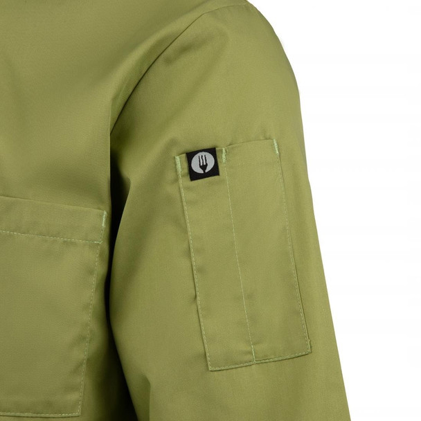 Chef Works Unisex Chefs Jacket Lime M B107-M