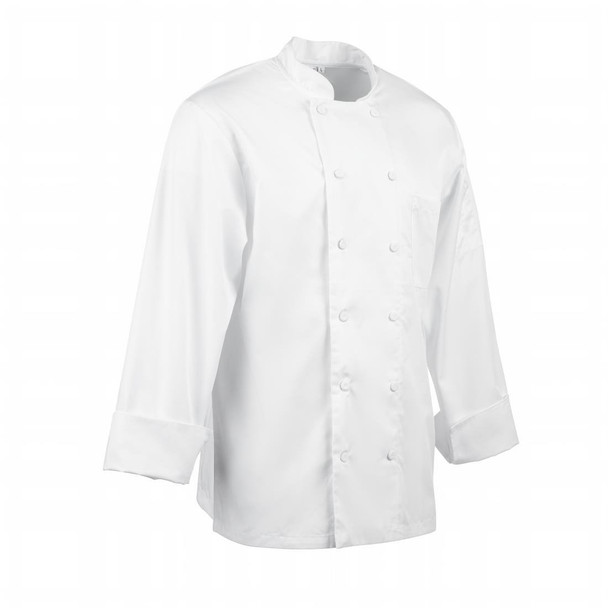 Chef Works Calgary Long Sleeve Cool Vent Unisex Chefs Jacket White XL B649-XL