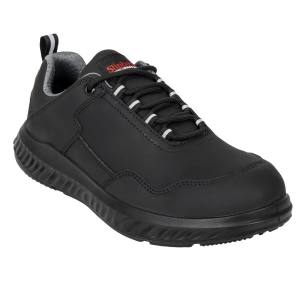 Slipbuster Recycled Microfibre Safety Trainer Matte Black 41 BA064-41
