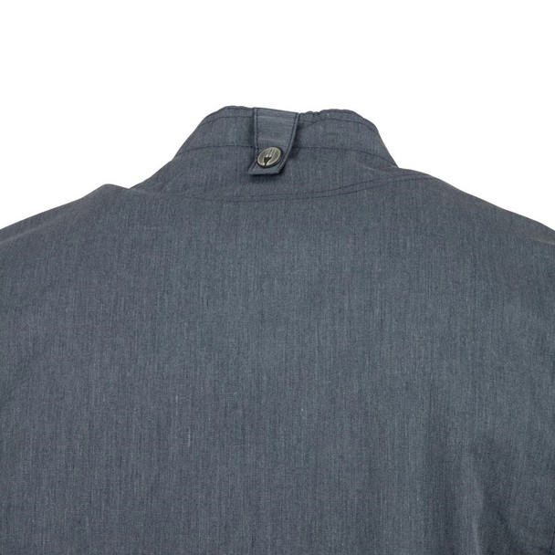 Chef Works Unisex Springfield Lightweight Short Sleeve Zipper Coat Ink Blue Size S BB267-S