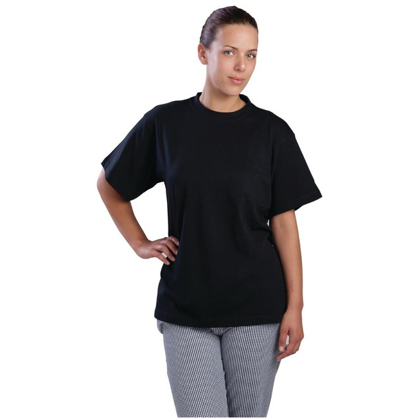 Nisbets Essentials T-Shirts Black Large BB478-L