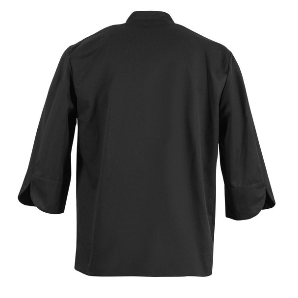 Whites Unisex Atlanta Chef Jacket Black Teflon Size L BB577-L