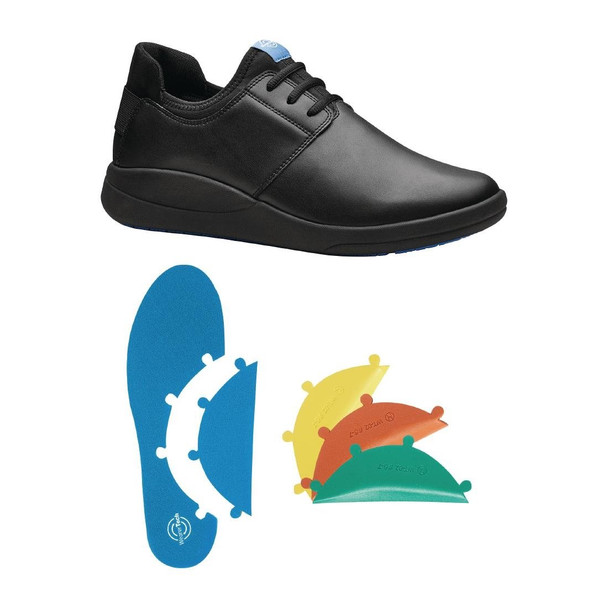 WearerTech Relieve Shoe Black/Black with Modular Insole Size 43 BB740-43