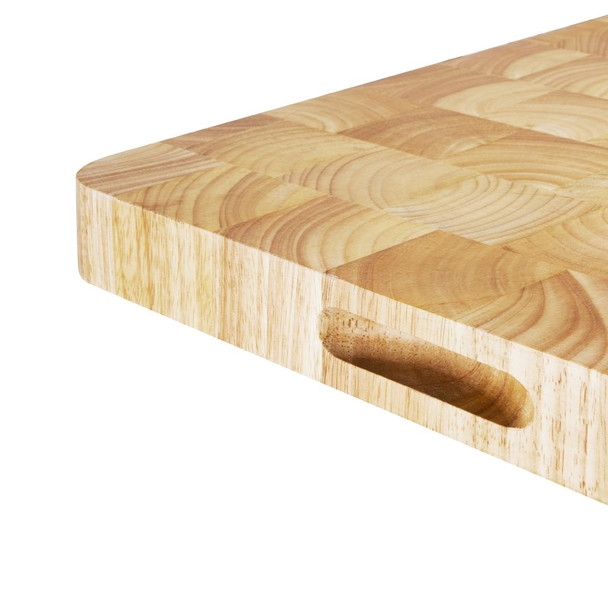 Vogue Rectangular Wooden Chopping Board Large C460