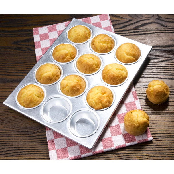 Vogue Aluminium Muffin Tray 12 Cup C561