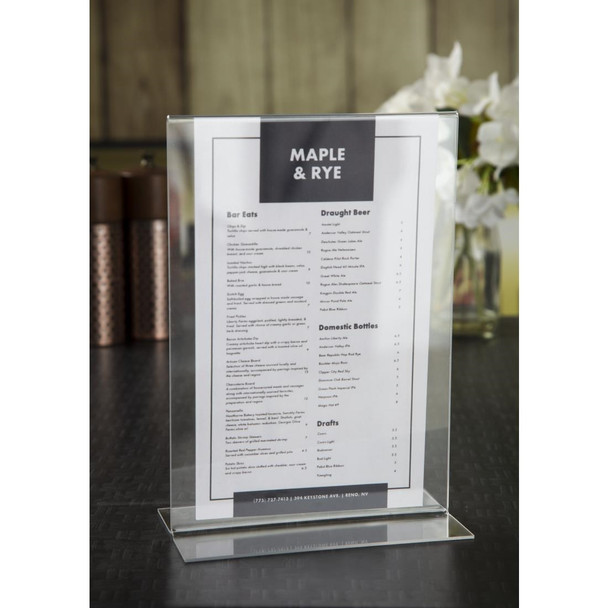 Olympia Upright Acrylic Menu Holder A5 CC446