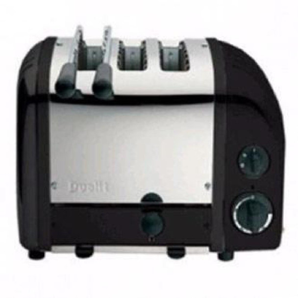 Dualit 2 + 1 Combi Vario 3 Slice Toaster Black 31205 CD343