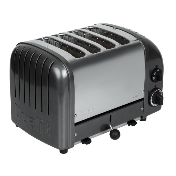 Dualit 2 x 2 Combi Vario 4 Slice Toaster Metallic Charcoal 42170 CD359