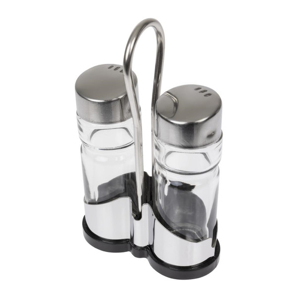 Salt and Pepper Cruet Set and Stand CF295