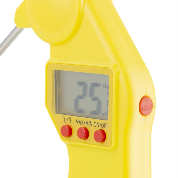 Hygiplas Easytemp Colour Coded Yellow Thermometer CF912