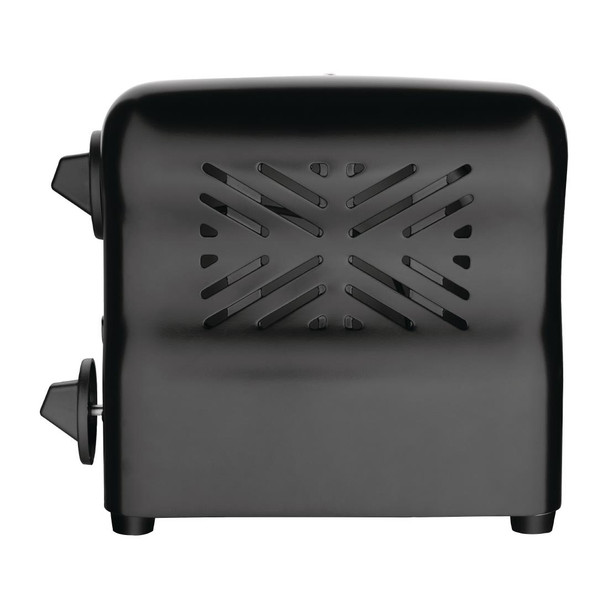 Rowlett Esprit 2 Slot Toaster Jet Black w/2 Additional Elements & Sandwich Cage CH179