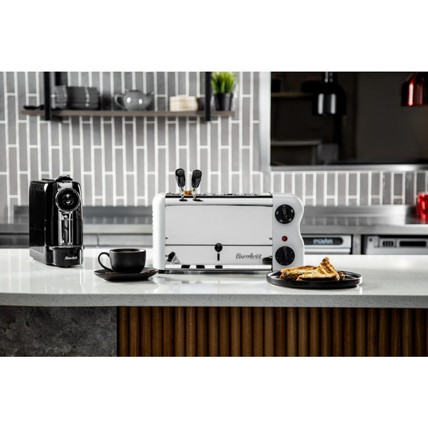 Rowlett Esprit 4 Slot Toaster White w/2x Additional Elements & Sandwich Cage CH182