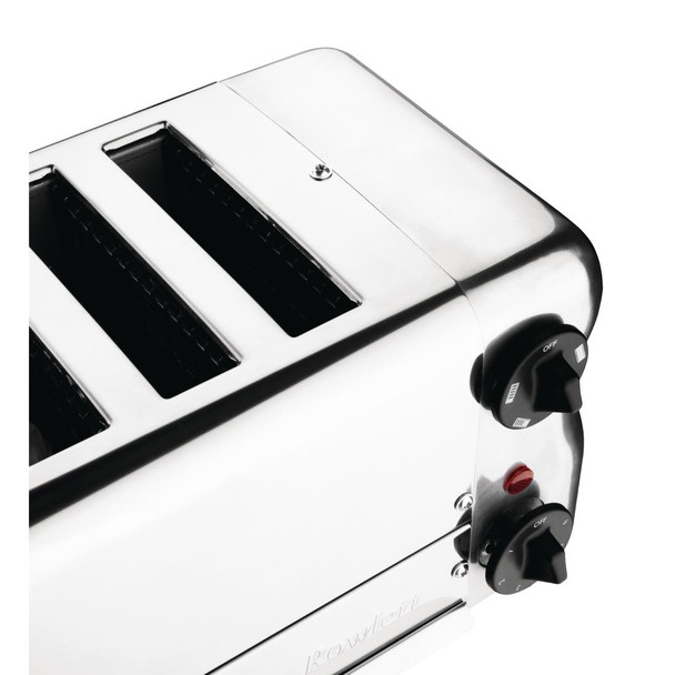 Rowlett Esprit 6 Slot Toaster Chrome w/2x Additional Elements & Sandwich Cage CH185