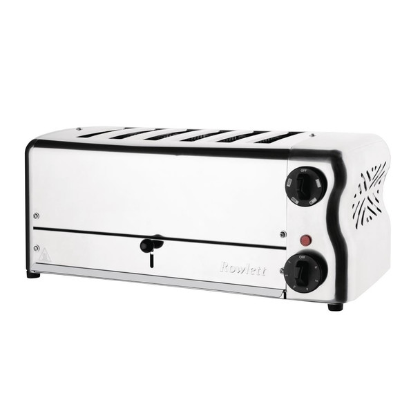 Rowlett Esprit 6 Slot Toaster Chrome w/2x Additional Elements & Sandwich Cage CH185