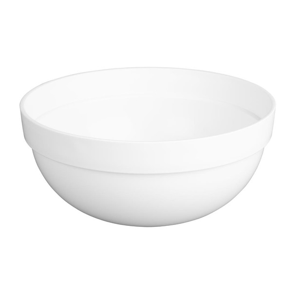 Nisbets Essentials Polypropylene White Mixing Bowl 3Ltr CH399