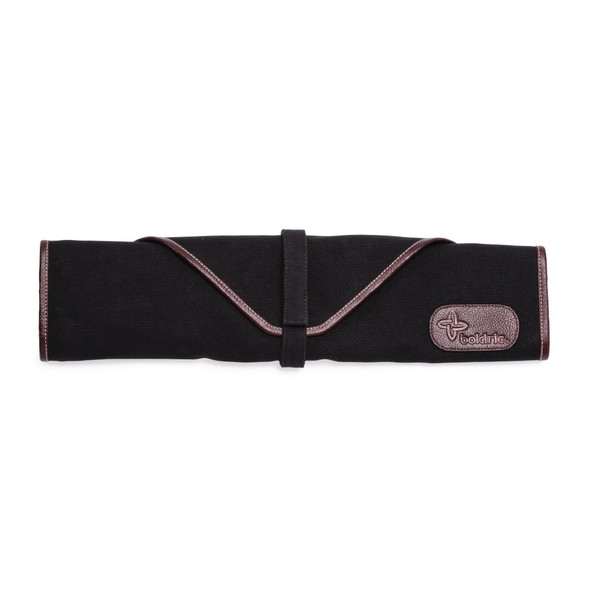 Boldric Canvas Knife Bag Black 6 Slots CM554