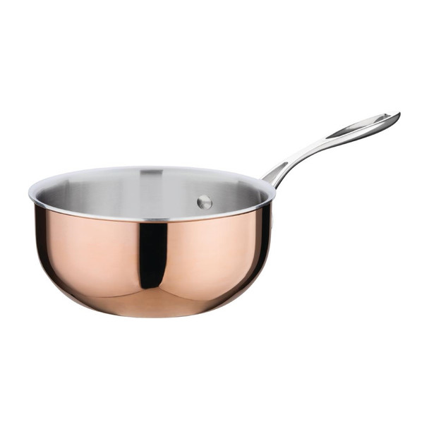 Vogue Tri Wall Copper Flared Saute Pan 200mm CM677