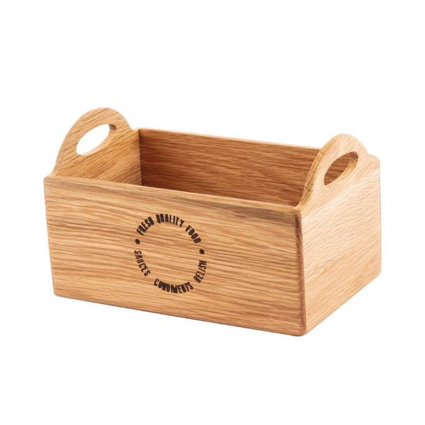 Olympia Oak Printed Table Caddy 230mm CN517