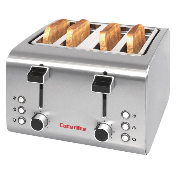 Caterlite 4 Slot Stainless Steel Toaster CP929
