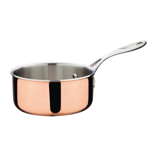 Vogue Induction Tri Wall Copper Saucepan 160mm CT998