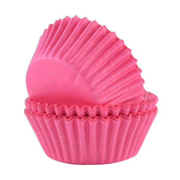 PME Block Colour Cupcake Cases Pink, Pack of 60 CX137