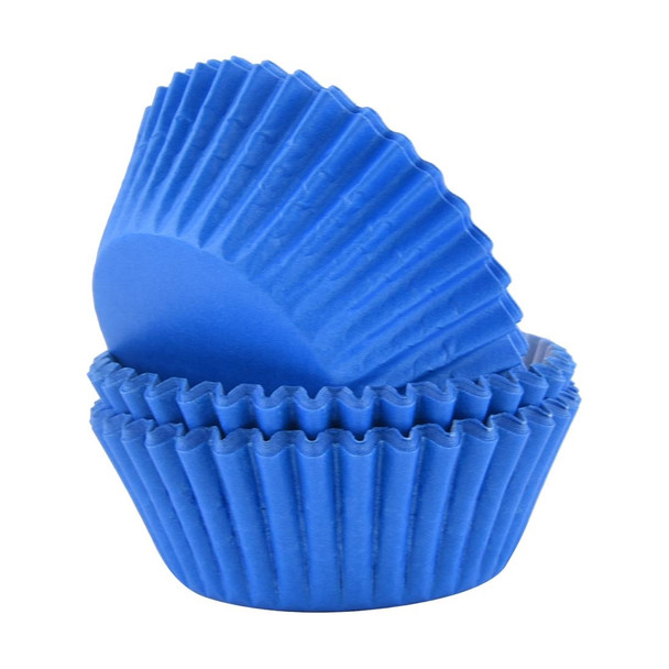 PME Block Colour Cupcake Cases Blue, Pack of 60 CX141