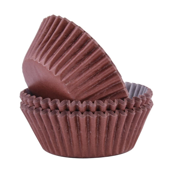 PME Block Colour Cupcake Cases Chocolate, Pack of 60 CX143