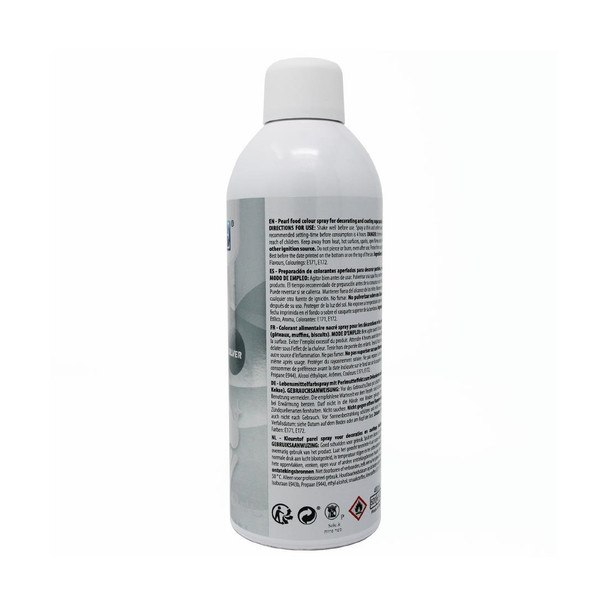 PME Edible Lustre Spray Silver 400ml CX147