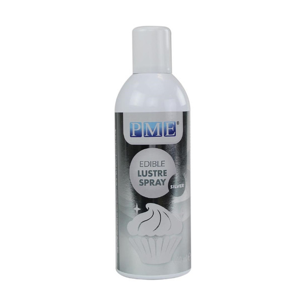 PME Edible Lustre Spray Silver 400ml CX147