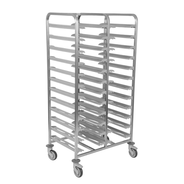 Matfer Bourgeat 24 Tray Cafeteria Trolley Grey CX729
