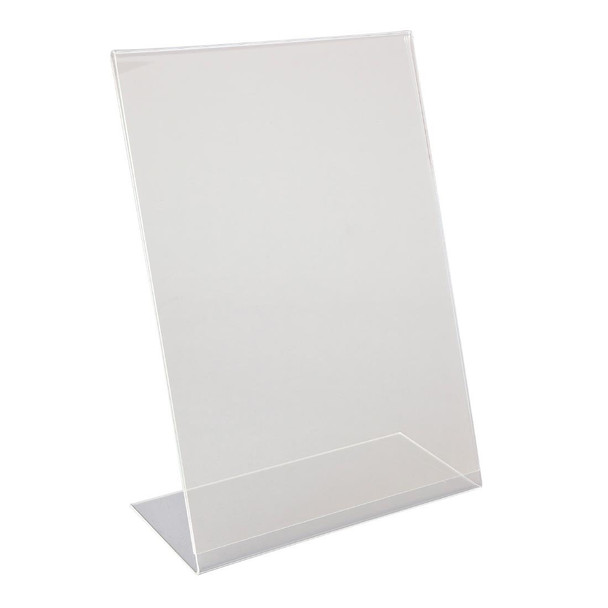 Beaumont Perspex Menu Holder Angled A4 CZ423