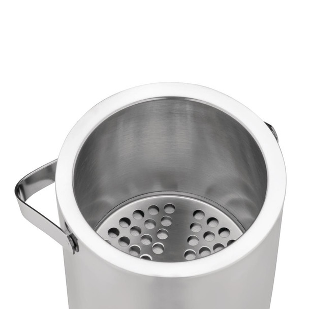 Olympia Ice Bucket with Lid and Tongs 1.23Ltr L279