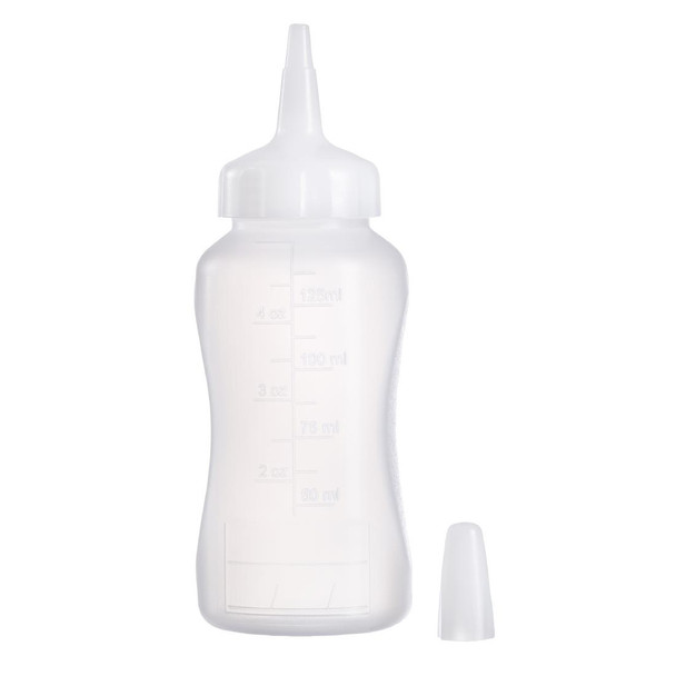 Araven Mini Squeeze Sauce Bottle 150ml White CZ801