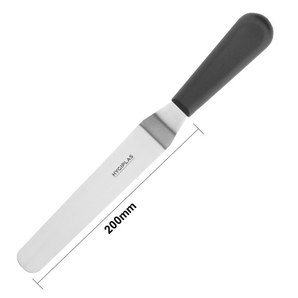 Hygiplas Angled Blade Palette Knife Black 19cm D410