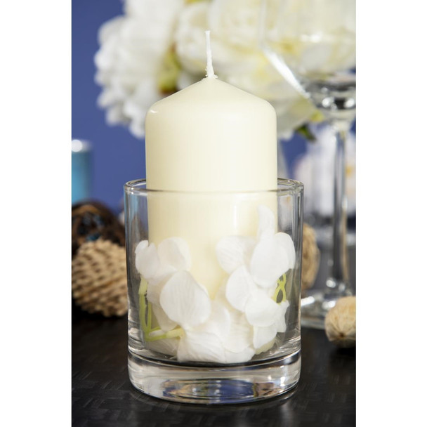 Bolsius Tall Pillar Candles Ivory 120mm (Pack of 12) DB087