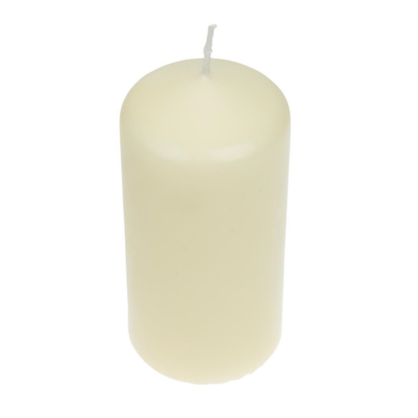 Bolsius Tall Pillar Candles Ivory 120mm (Pack of 12) DB087