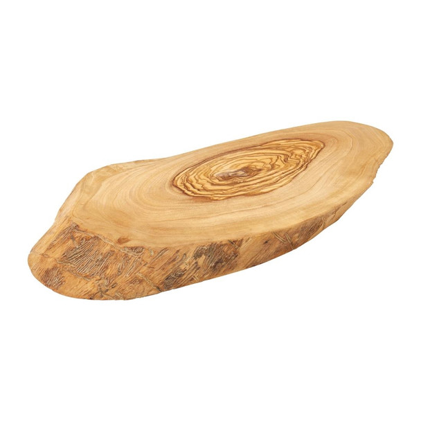 Utopia Rustic Olive Wood Platters 250mm (Pack of 6) DC118