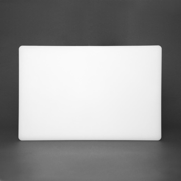 Hygiplas Extra Thick Low Density White Chopping Board Standard DM001