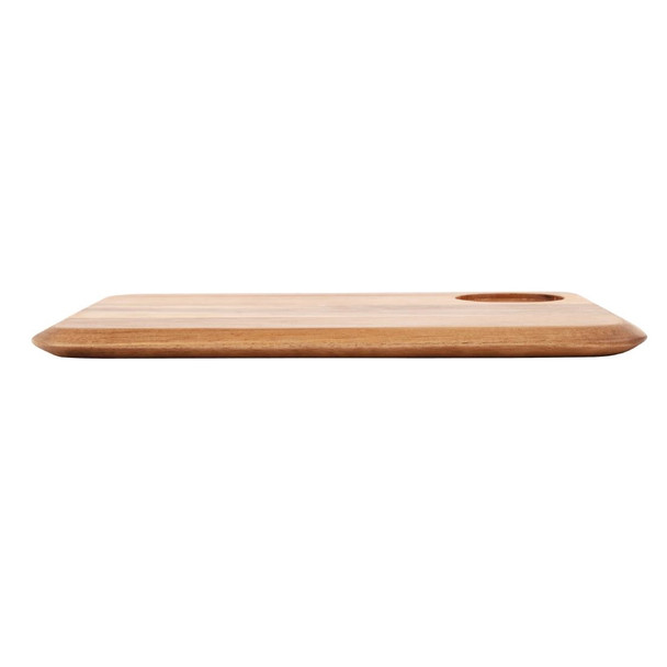 Olympia Rounded Acacia Wooden Serving Board DP156