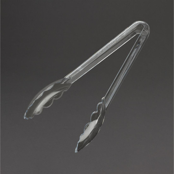 Matfer Bourgeat Exoglass Tongs Clear 9" DR322