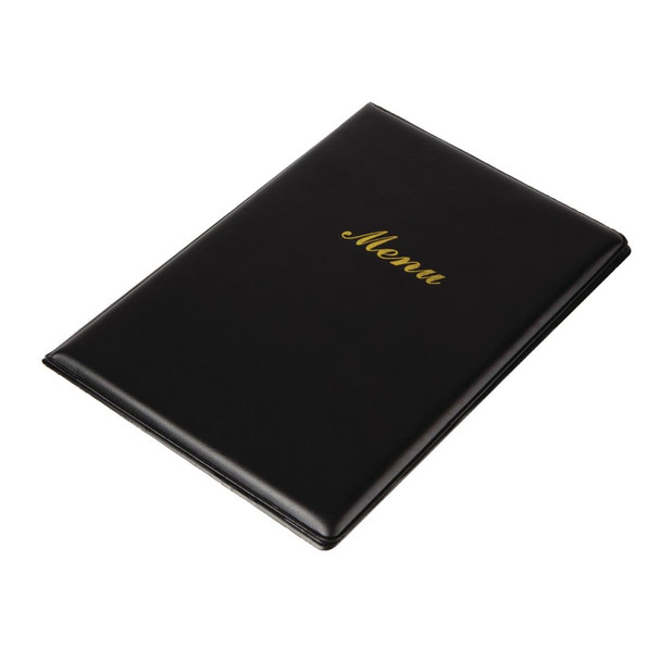 Olympia PVC Menu Cover A5 Black E219