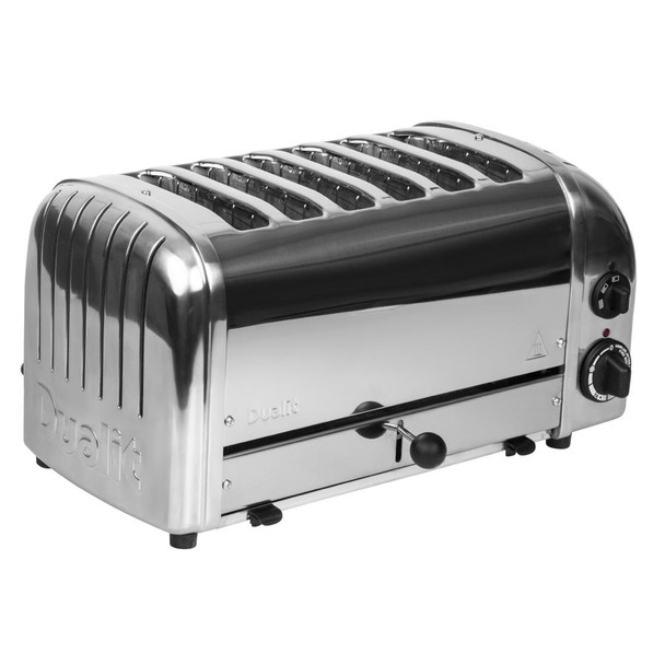 Dualit 6 Slice Vario Toaster Stainless Steel 60144 E972