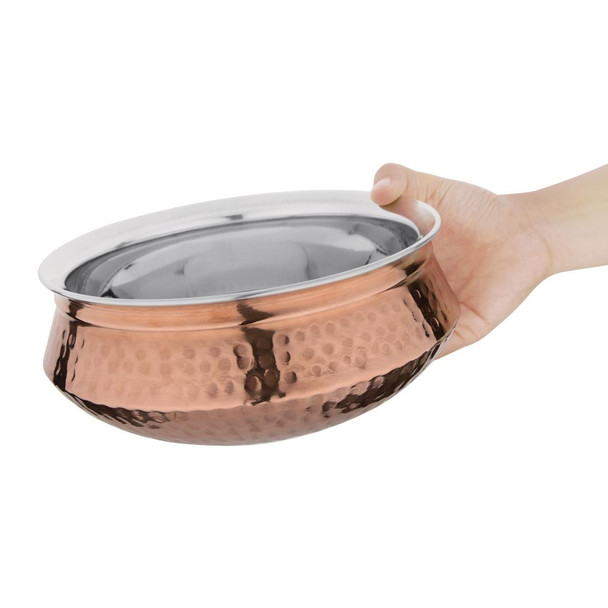 Olympia Large Handi Serving Dish Copper 200(Ø)mm FE299