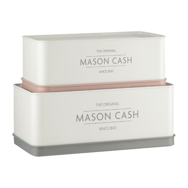 Mason & Cash Innovative Kitchen Set of 2 Rectangular Tins FS229