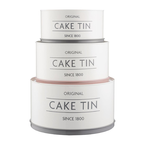 Mason Cash Innovative Kitchen Collection Set of 3 Cake Storage Tins FX040