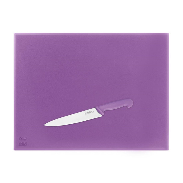 Hygiplas High Density Chopping Board Purple - 600x450x25mm FX104