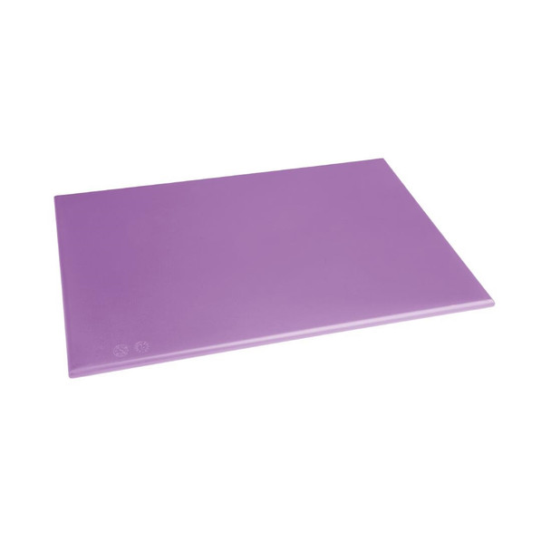 Hygiplas Anti-bacterial High Density Chopping Board Purple - 450x300x10mm FX105