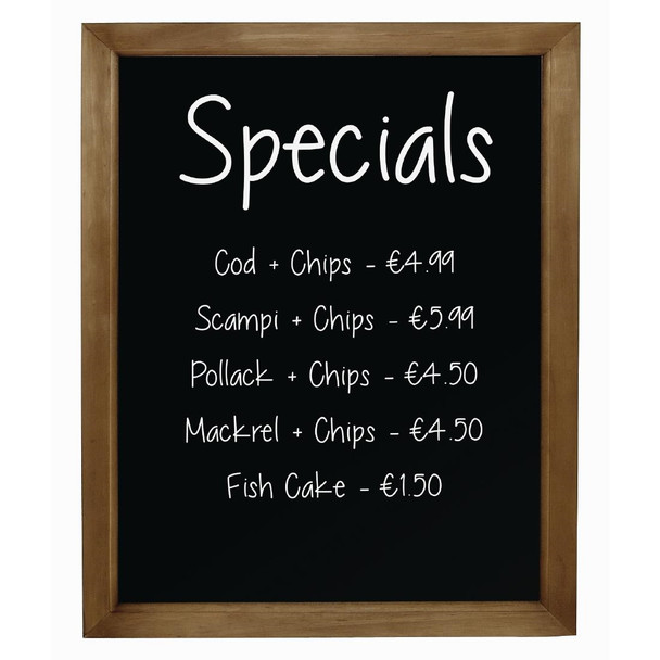 Olympia Wall Mounted Chalkboard 600 x 800mm GG107