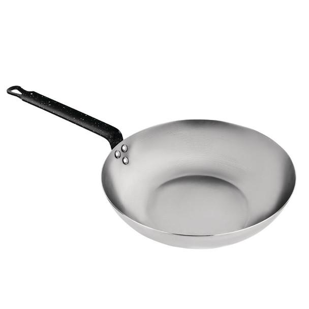 Vogue Carbon Steel Wok 280mm GG722