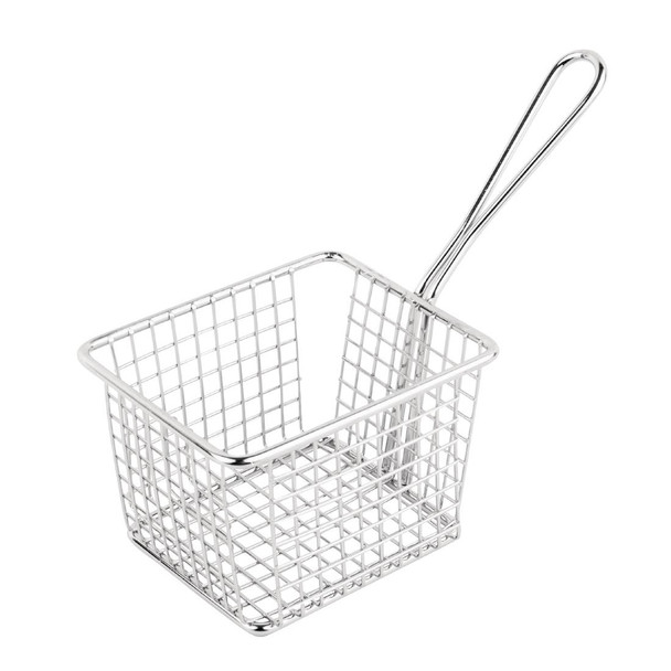 Olympia Chip basket Square with handle Large GG867